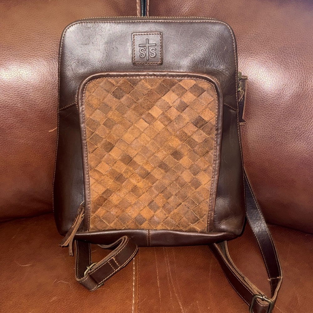 Dark brown STS ranch wear conceal carry back pack